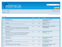 Tablet Screenshot of forum.porteus.org